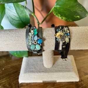Chloe + Isabel Leather Wrap Bracelets